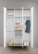 Einlegeboden >Fehmarn< (3er-Set) für Kleiderschrank, Weiß - 40x2x49cm (BxHxT)