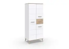 Drehtürenschrank >Fehmarn< 2 Stangen, 2...