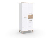Drehtürenschrank >Fehmarn< 2 Stangen, 2...