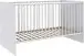 Babybett >Gotland< inkl. Lattenrost, 3 Schlupfsprossen, Weiß - 75x82x143cm (BxHxT)