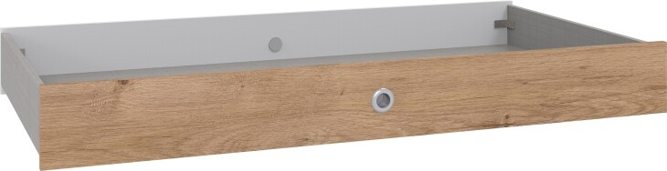 Bettschubkasten >Gotland< in Plankeneiche Nachbildung - 71x17x137cm (BxHxT)