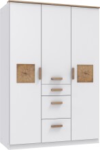 Drehtürenschrank >Gotland< 3 Schübe, 3...