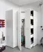 Mehrzweckschrank >MRK Multiraumkonzept< 1 Boden, 1 Stange, in WEISS - 30x185x68cm (BxHxT)