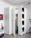 Mehrzweckschrank >MRK Multiraumkonzept< 1 Boden, 1 Stange, in WEISS - 40x185x68cm (BxHxT)