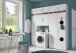 Mehrzweckschrank >MRK Multiraumkonzept< 1 Boden, 1 Stange, in WEISS - 45x185x68cm (BxHxT)