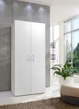 Mehrzweckschrank >MRK Multiraumkonzept< 1 Boden, 1 Stange, in WEISS - 80x185x68cm (BxHxT)
