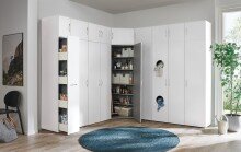 Schrankaufsatz >MRK Multiraumkonzept< in WEISS - 45x40x68cm (BxHxT)