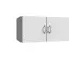 Schrankaufsatz >MRK Multiraumkonzept< in WEISS - 80x40x68cm (BxHxT)