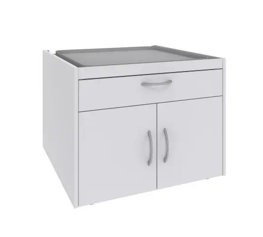 Waschmaschinenunterschrank >MRK Multiraumkonzept< in WEISS - 70x52x68cm (BxHxT)