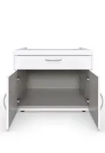 Waschmaschinenunterschrank >MRK Multiraumkonzept< in WEISS - 70x52x68cm (BxHxT)