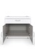 Waschmaschinenunterschrank >MRK Multiraumkonzept< in WEISS - 70x52x68cm (BxHxT)