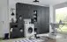 Mehrzweckschrank >MRK Multiraumkonzept< 1 Boden, 1 Stange, in GRAPHIT - 30x185x68cm (BxHxT)