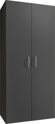 Mehrzweckschrank >MRK Multiraumkonzept< 1 Boden, 1 Stange, in GRAPHIT - 80x185x68cm (BxHxT)
