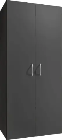 Mehrzweckschrank >MRK Multiraumkonzept< 1 Boden, 1 Stange, in GRAPHIT - 80x185x68cm (BxHxT)