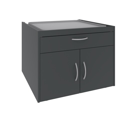 Waschmaschinenunterschrank >MRK Multiraumkonzept< in GRAPHIT - 70x52x68 (BxHxT)