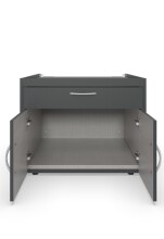 Waschmaschinenunterschrank >MRK Multiraumkonzept< in GRAPHIT - 70x52x68 (BxHxT)