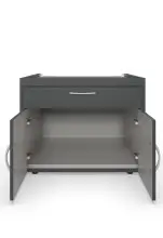 Waschmaschinenunterschrank >MRK Multiraumkonzept< in GRAPHIT - 70x52x68 (BxHxT)