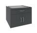 Waschmaschinenunterschrank >MRK Multiraumkonzept< in GRAPHIT - 70x52x68 (BxHxT)