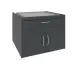 Waschmaschinenunterschrank >MRK Multiraumkonzept< in GRAPHIT - 70x52x68 (BxHxT)