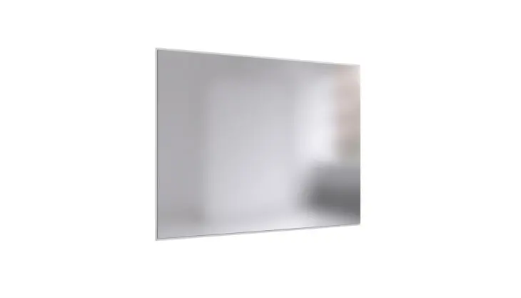 Wandspiegel >MRK Multiraumkonzept< in WEISS - 99x67x0,1cm (BxHxT)