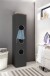Wäscheschrank >MRK Multiraumkonzept< in GRAPHIT - 40x185x68cm (BxHxT)