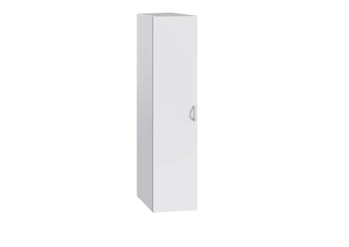 Eckschrank >MRK Multiraumkonzept< in WEISS - 40x185x68cm (BxHxT)