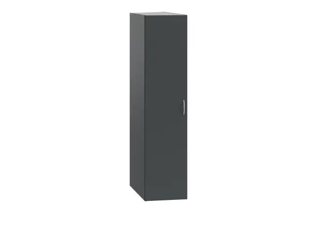 Eckschrank >MRK Multiraumkonzept< in GRAPHIT - 40x185x54cm (BxHxT)