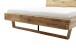 Massivholzbett >Avalon< 140x200 cm in Wildeiche, Massivholz - 153x90x213 cm (BxHxT)