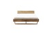 Massivholzbett >Avalon< 140x200 cm in Wildeiche, Massivholz - 153x90x213 cm (BxHxT)