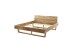 Massivholzbett >Avalon< 140x200 cm in Wildeiche, Massivholz - 153x90x213 cm (BxHxT)