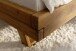 Massivholzbett >Avalon< 140x200 cm in Wildeiche, Massivholz - 153x90x213 cm (BxHxT)