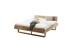 Massivholzbett >Avalon< 180x200 cm in Wildeiche, Massivholz - 193x90x213cm (BxHxT)