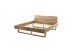 Massivholzbett >Avalon< 180x200 cm in Wildeiche, Massivholz - 193x90x213cm (BxHxT)