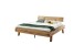 Massivholzbett >Kreta< 140x200 cm in Wildeiche, Massivholz - 157x90x217cm (BxHxT)