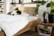 Massivholzbett >Kreta< 200x200 cm in Wildeiche, Massivholz - 217x90x217cm (BxHxT)