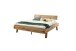 Massivholzbett >Kreta< 200x200 cm in Wildeiche, Massivholz - 217x90x217cm (BxHxT)