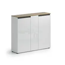 Schuhkommode >Zippo< 10 Böden, weiss hochglanz...