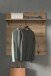 Garderobenpaneel >Scout< 3 Haken, Ablage, Stange, Evoke Eiche Dekor - 90x98x27cm (BxHxT)