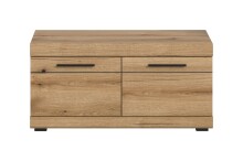 Schuhbank >Scout< 2 Türen, 4 Fächer, Evoke Eciher Dekor - 90x44x40cm (BxHxT)