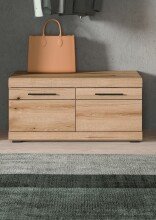 Schuhbank >Scout< 2 Türen, 4 Fächer, Evoke Eciher Dekor - 90x44x40cm (BxHxT)