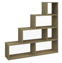 Stufenregal >Partition< 6 Fächer, in asteiche...