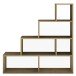 Stufenregal >Partition< 6 Fächer, in asteiche (artisan) Dekor - 160x162x40 (BxHxT)