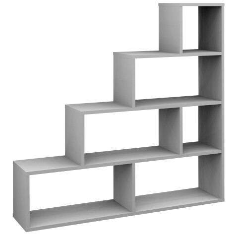 Stufenregal >Partition< 6 Fächer, in kreidegrau matt - 160x162x40 (BxHxT)