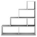 Stufenregal >Partition< 6 Fächer, in kreidegrau matt - 160x162x40 (BxHxT)