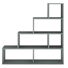 Stufenregal >Partition< 6 Fächer, in pine green matt - 160x162x40 (BxHxT)