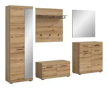 Garderoben-Set >Scout< (5-teilig) in Evoke Eiche...