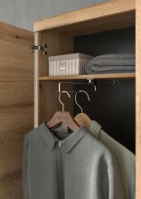 Garderoben-Set >Scout< (5-teilig) in Evoke Eiche Dekor - 272x197x40cm (BxHxT)