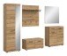 Garderoben-Set >Scout< (5-teilig) in Evoke Eiche Dekor - 272x197x40cm (BxHxT)