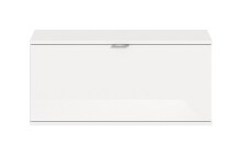 Hängeschrank >Projekt X< stehend oder hängend, weiß / weiß hochglanz - 92x42x37cm (BxHxT)