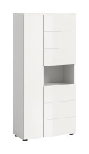 Hochschrank >Vira< 3 Türen, weiß /...